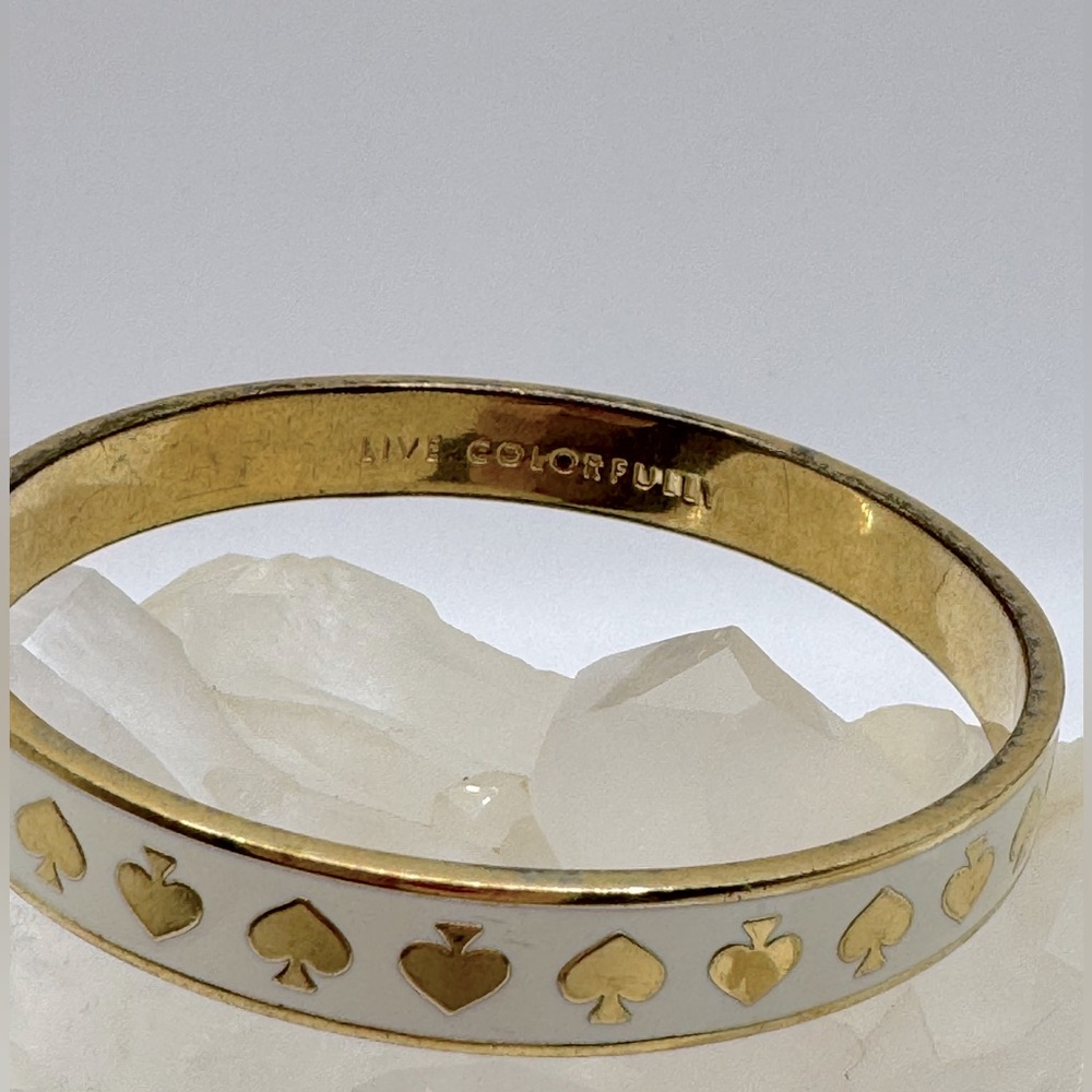 KATE SPADE “Live Colorfully” Idiom Bangle - Picture 3 of 9